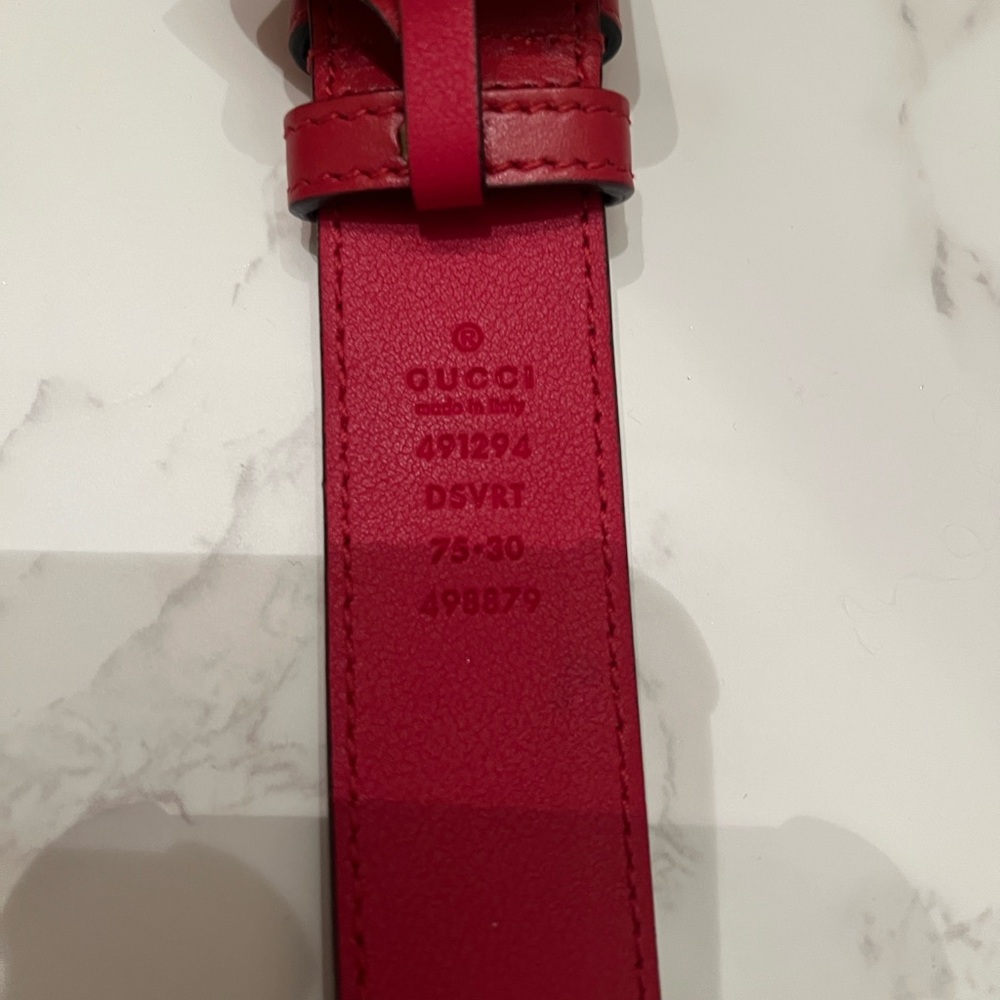 Gucci Red Marmont Belt Bag - Picture 9 of 9